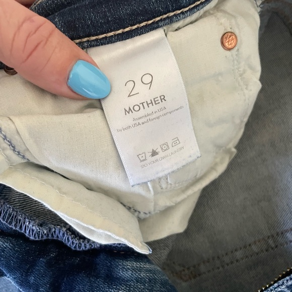 Mother Denim The Insider Crop Step Chew - size 29 - Picture 3 of 9